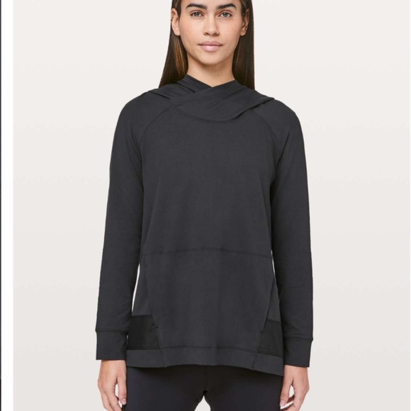 lululemon athletica Tops - Lululemon Starting Place Hoodie in Black (Size 6)
